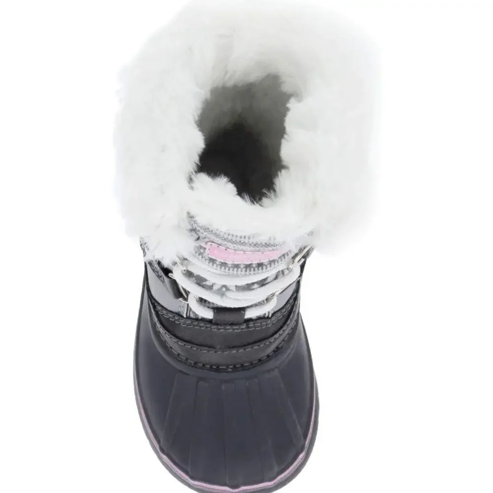 LONDON FOG Girls Toddler Cold Weather Snow Boot Size 7 #Bag CA
